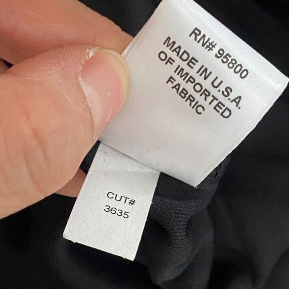 Kiyonna Black Cold Shoulder Jumpsuit Size 4X V Neck Wide Leg Stretch - Picture 9 of 12